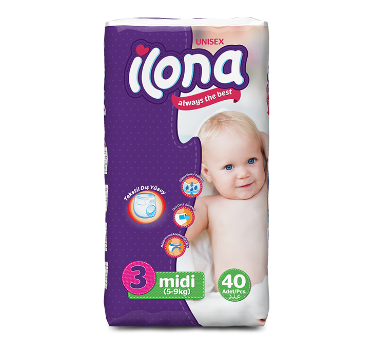 İlona Baby | Akansan Sağlık, bebek bezi, ıslak havlu, güzellik sabunu,  ecopack, flowpack, kuşe paket, cep mendili, makyaj temizleme mendili, gaziantep, sağlık,